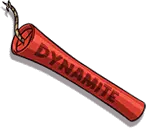 Dynamit w Le Digger – czyści pole 2x2 na siatce
